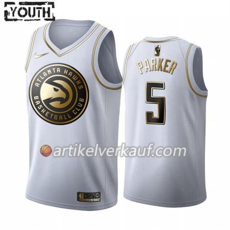 NBA Atlanta Hawks Trikot Jabari Parker 5 Nike 2019-2020 Weiß Golden Edition Swingman - Kinder